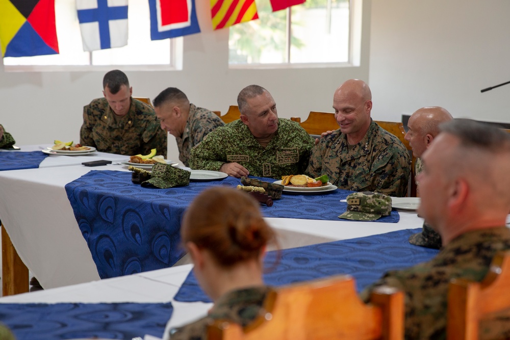 UNITAS 2023: Commander of MARFORSOUTH Visits Colombian Marine Corps