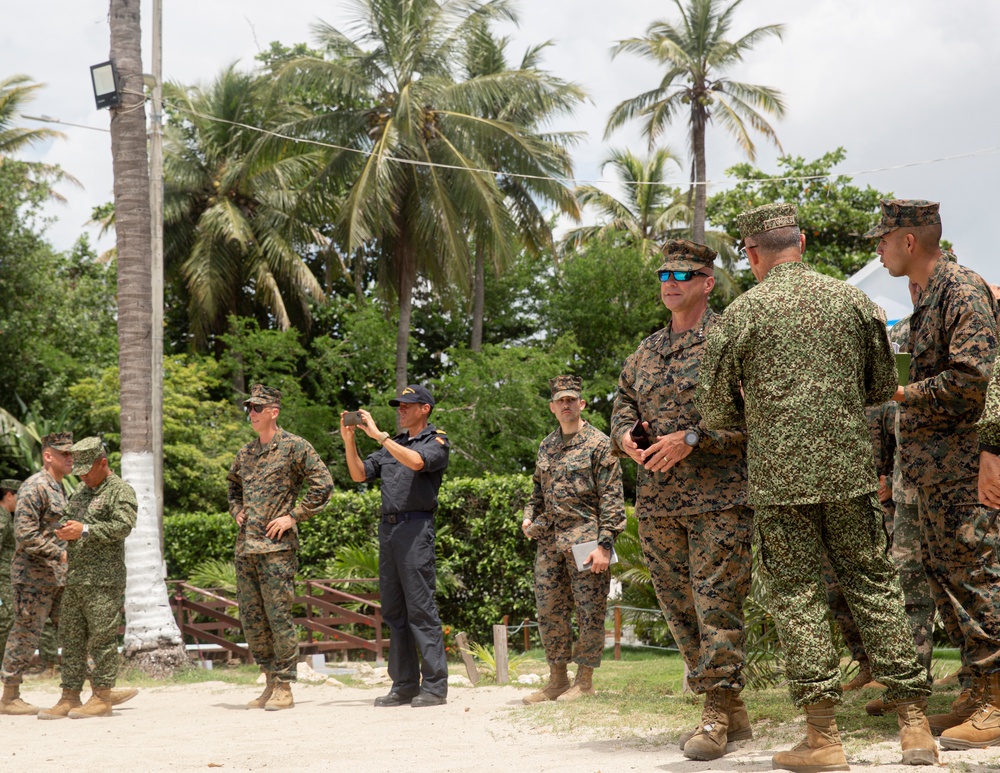 UNITAS 2023: Commander of MARFORSOUTH Visits Colombian Marine Corps