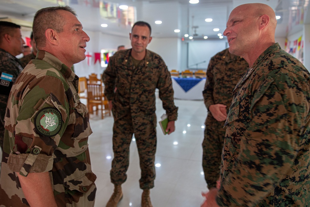 UNITAS 2023: Commander of MARFORSOUTH Visits Colombian Marine Corps