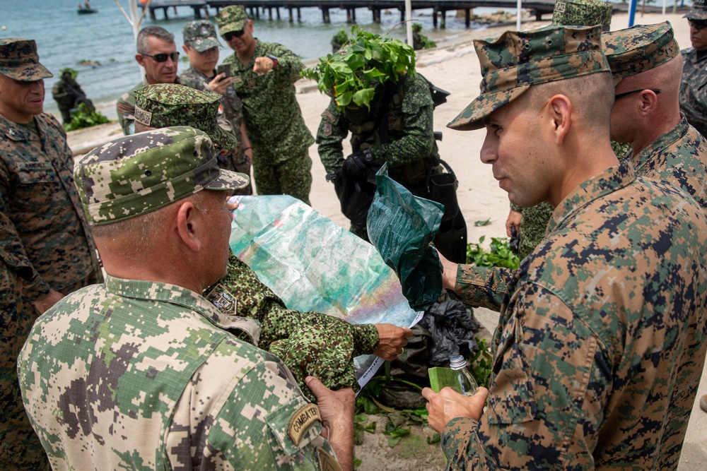 UNITAS 2023: Commander of MARFORSOUTH Visits Colombian Marine Corps