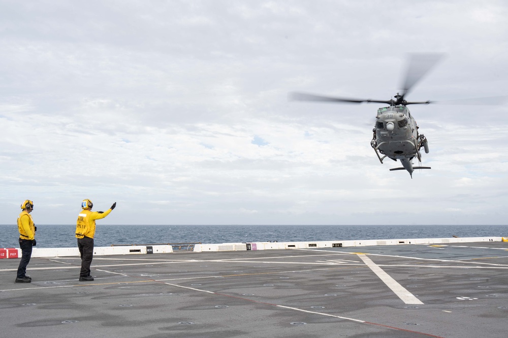 Flight Operations with the 31st MEU Air Combat Element aboard USS New Orleans during Talisman Sabre 23 July 18, 2023