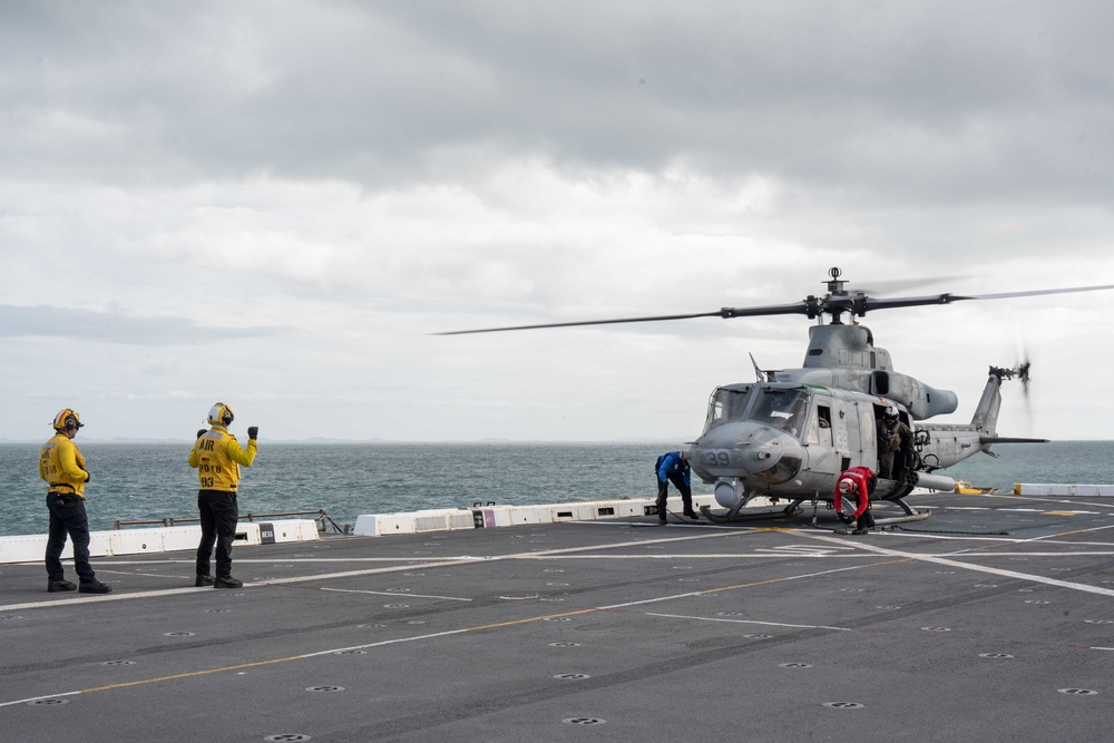 Flight Operations with the 31st MEU Air Combat Element aboard USS New Orleans during Talisman Sabre 23 July 18, 2023