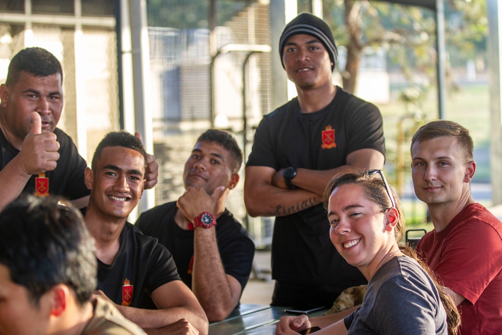 6th Royal Australian Regiment hosts social for allies and partners