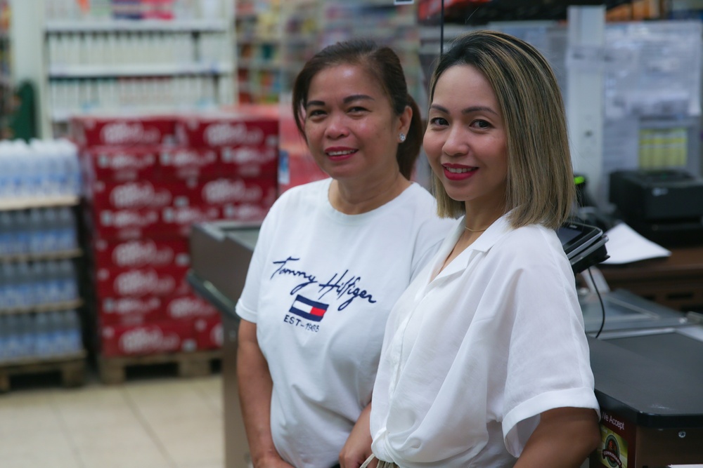 Commissary Workers Posing