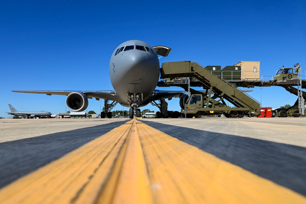 U.S. and RAAF Airmen launch KC-46's