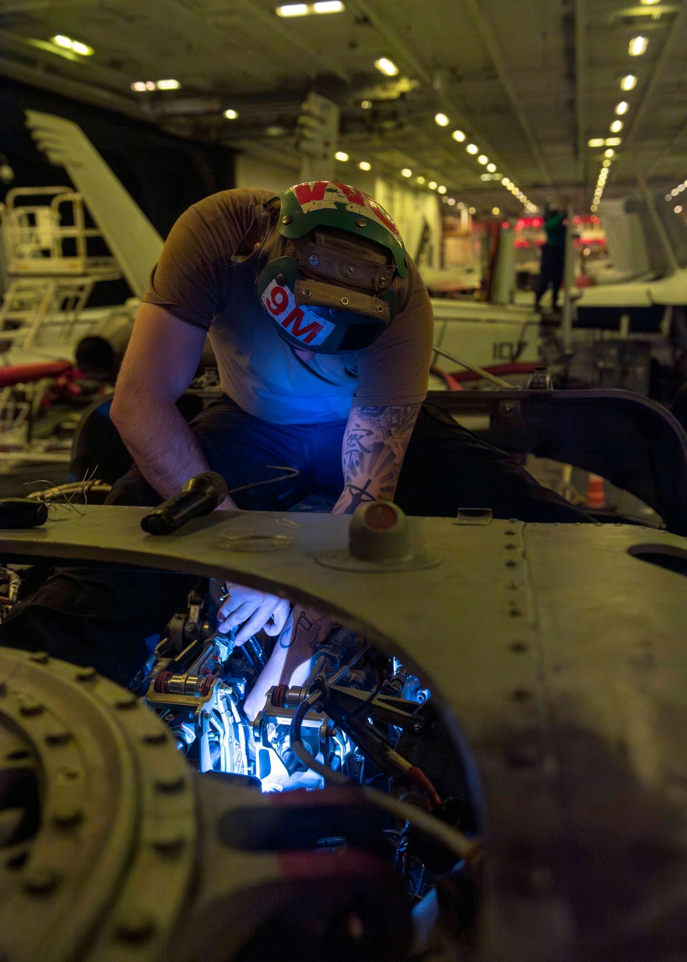 USS Carl Vinson (CVN 70) Sailors Conduct Routine Maintenance