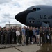 100th Air Refueling Wing commander celebrates his final flight on KC-135