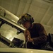 Strike Fighter Squadron (VFA) 2 Sailor Conducts Maintenance Aboard USS Carl Vinson (CVN 70)