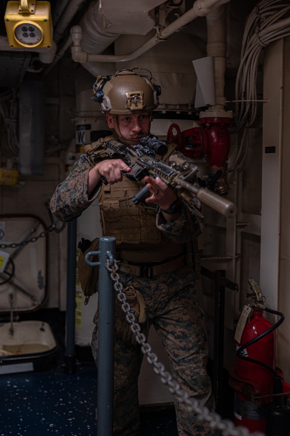 Close Quarters Training aboard the USS Green Bay