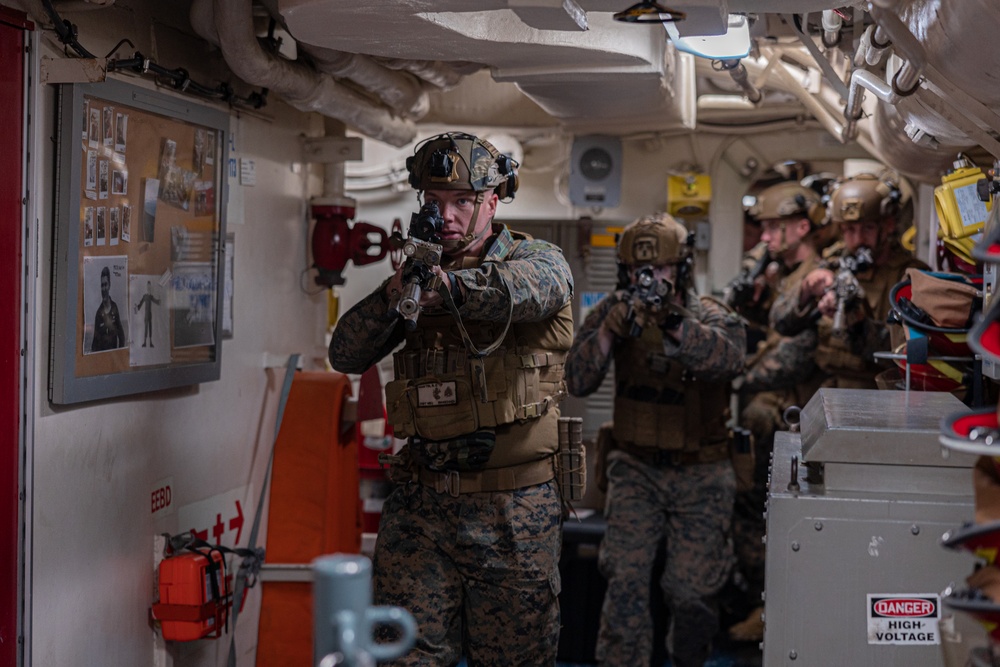 Close Quarters Training aboard the USS Green Bay