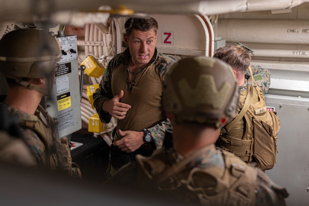 Close Quarters Training aboard the USS Green Bay