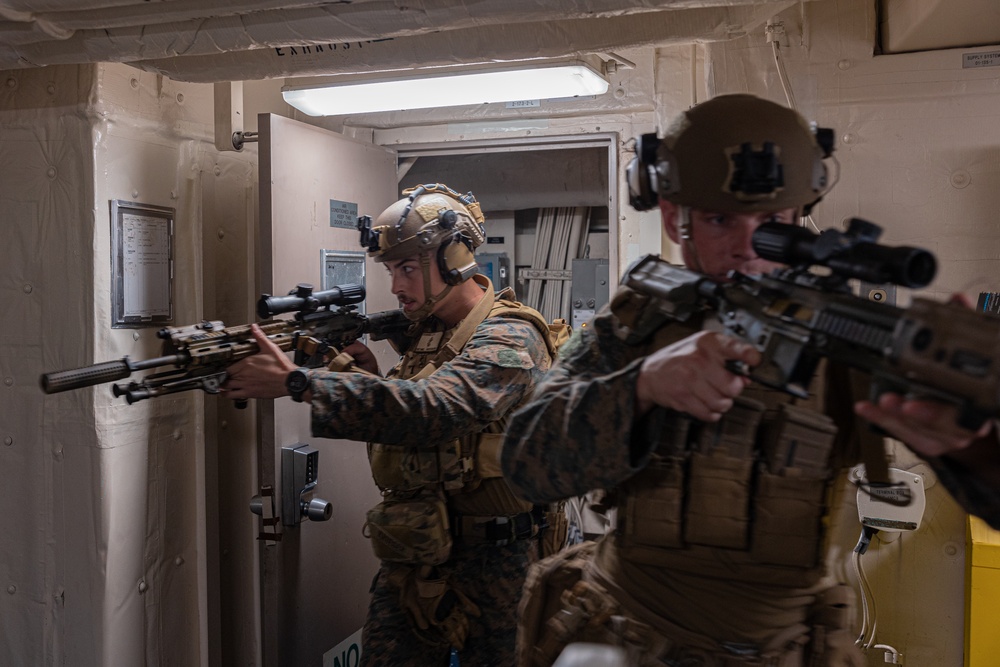 Close Quarters Training aboard the USS Green Bay