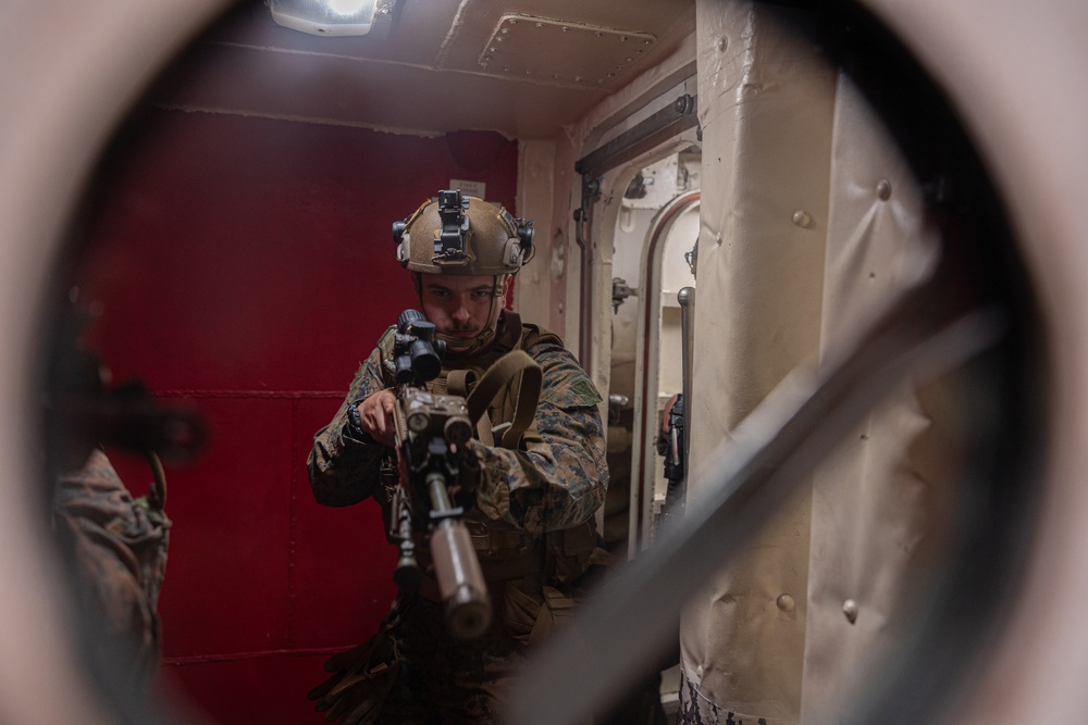 Close Quarters Training aboard the USS Green Bay