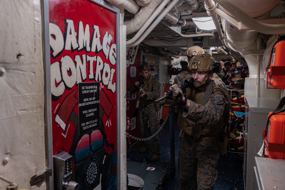 Close Quarters Training aboard the USS Green Bay