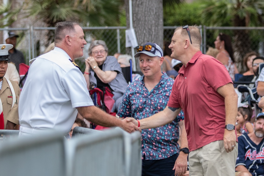 MCAS Beaufort Leadership Attends Beaufort Water Festival