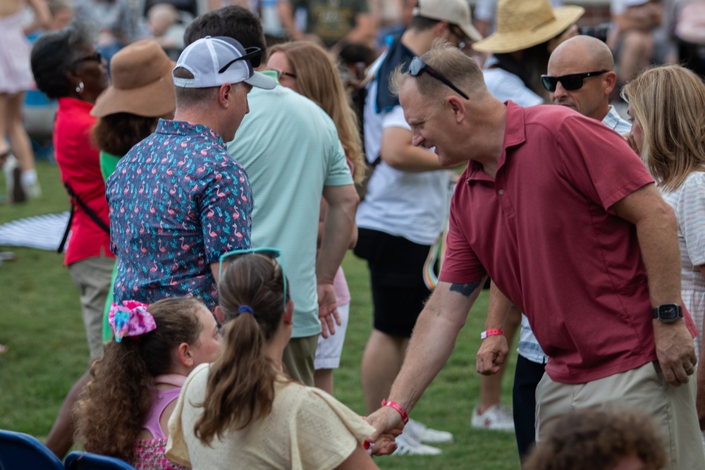 MCAS Beaufort Leadership Attends Beaufort Water Festival