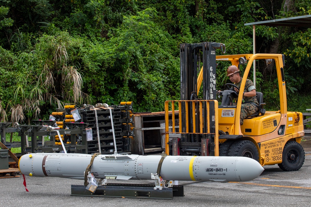 MAG-12 exercising Harpoons during Northern Edge 23