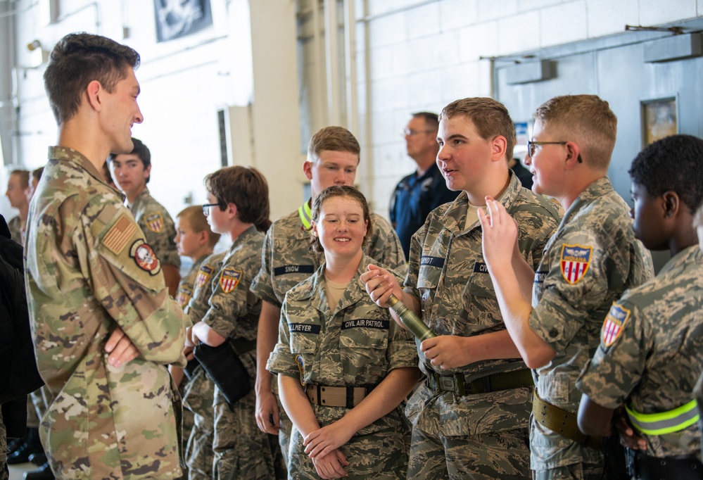 Indiana Wing Civil Air Patrol visits 122nd Fighter Wing