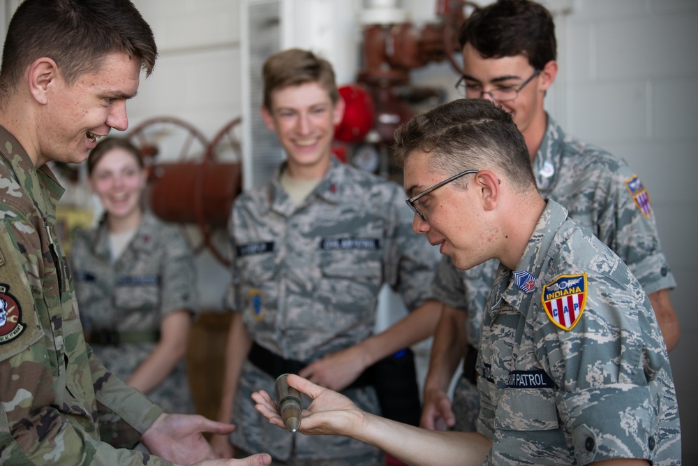 Indiana Wing Civil Air Patrol visits 122nd Fighter Wing