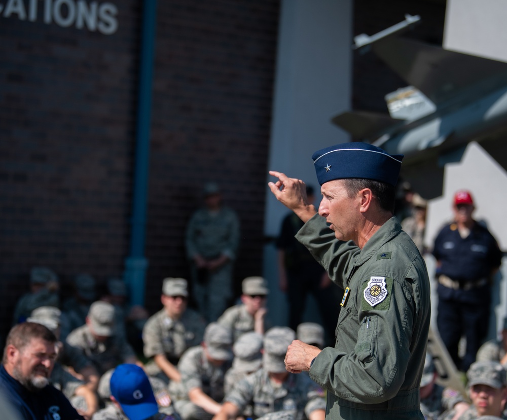Indiana Wing Civil Air Patrol visits 122nd Fighter Wing