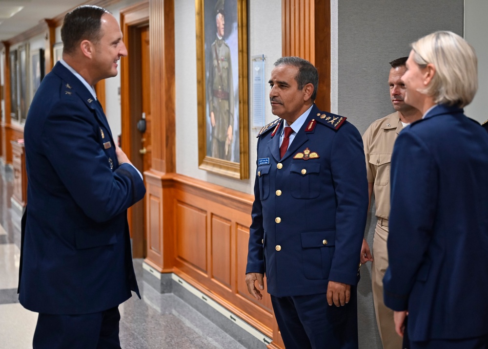 CSAF Brown meets Qatar Lt. Gen. Al-Nabet