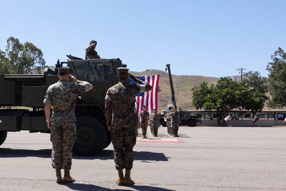 5th Bn., 11th Marines holds change of command ceremony