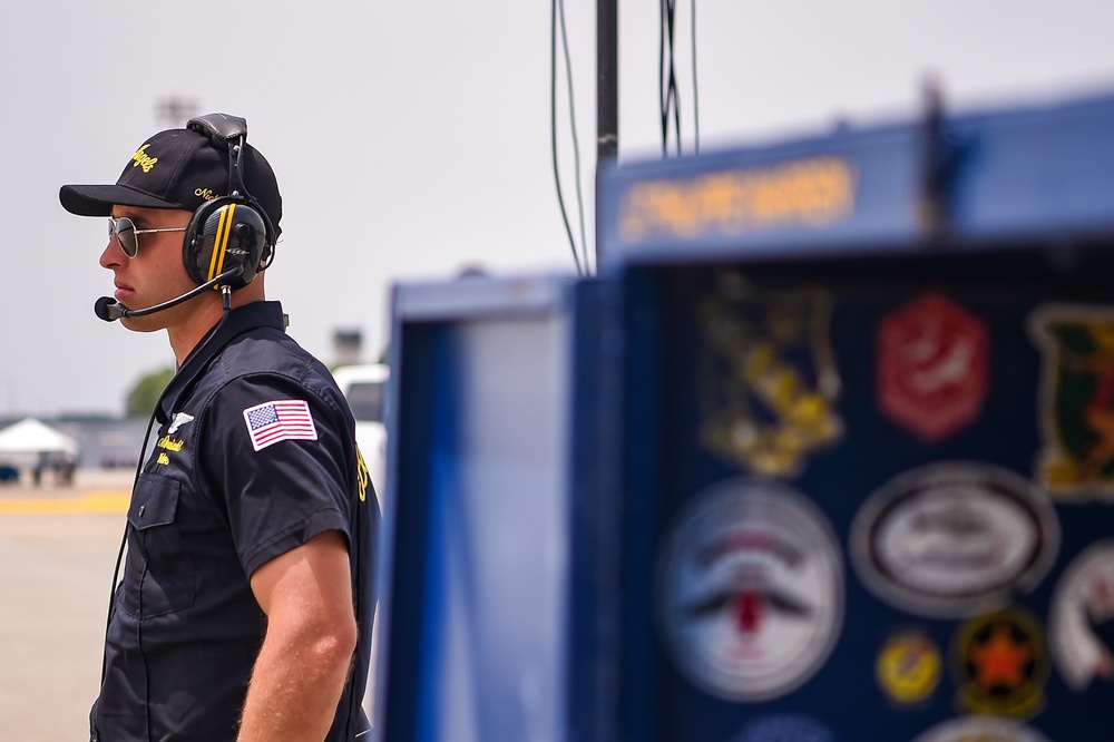 Blue Angels Perform at the Wings Over Wayne Air Show.