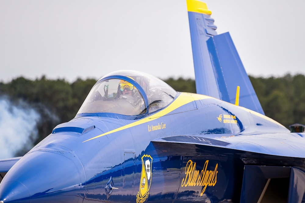Blue Angels Perform at the Wings Over Wayne Air Show.