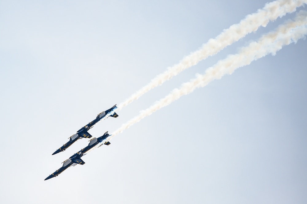 Blue Angels Perform at the Wings Over Wayne Air Show.