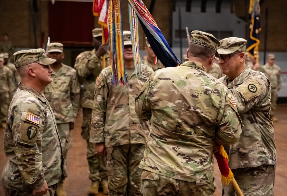 CSM Kirkpatrick assumes responsibility of 44th IBCT from CSM Rizzo