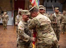 CSM Kirkpatrick assumes responsibility of 44th IBCT from CSM Rizzo