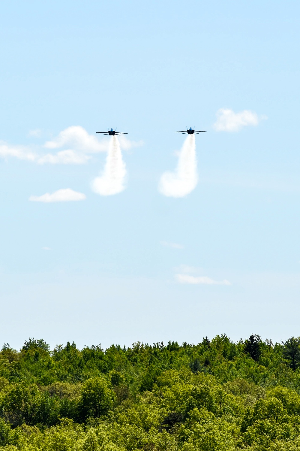 Blue Angels Perform at the Great Pocono Raceway Air Show.