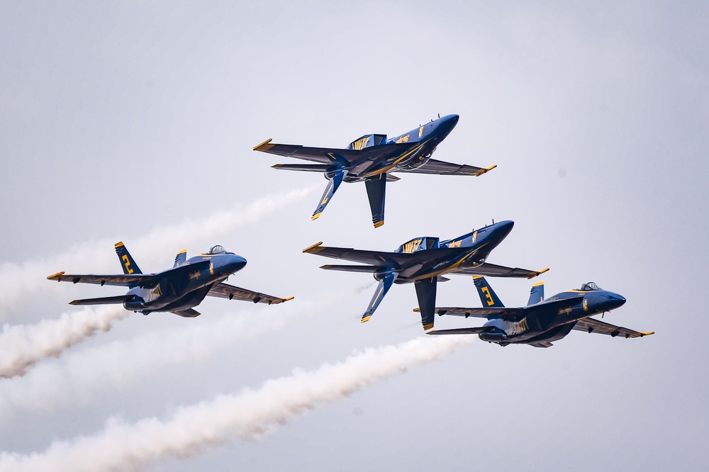 Blue Angels Perform at the Great Tennessee Air Show.