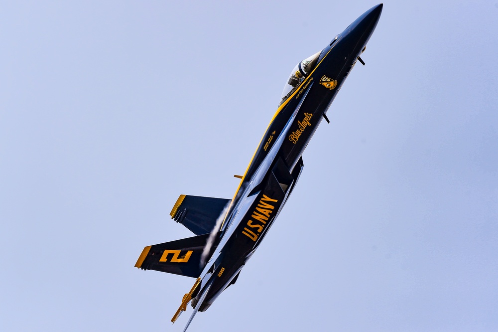 Blue Angels Perform at the Great Tennessee Air Show.