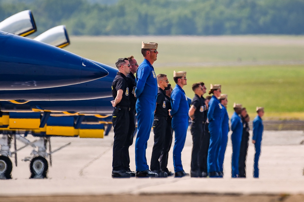 Blue Angels Perform at the Great Tennessee Air Show.