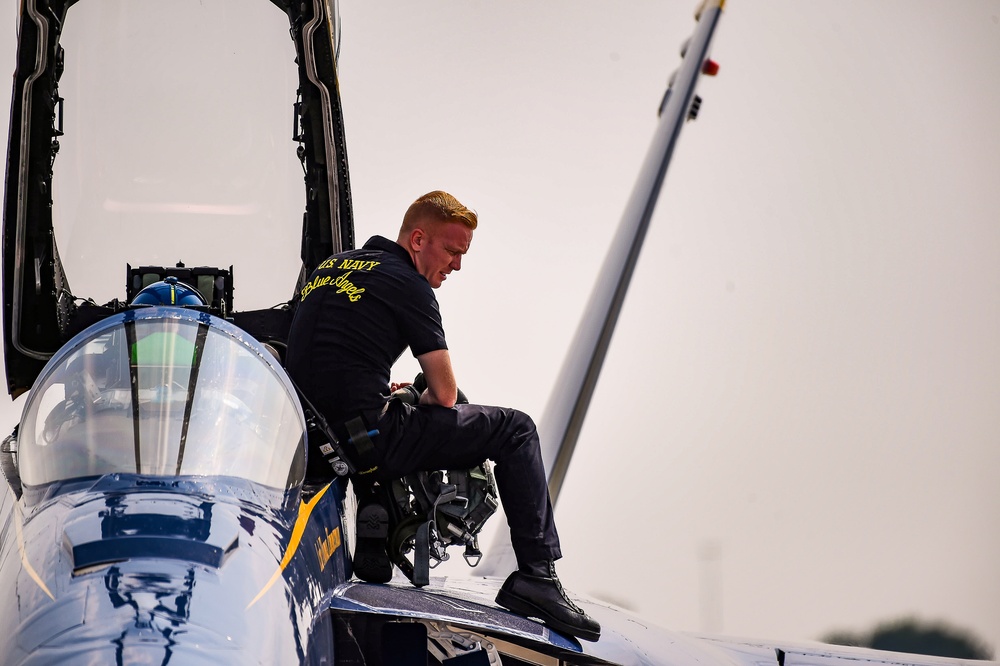 Blue Angels Perform at the Great Tennessee Air Show.