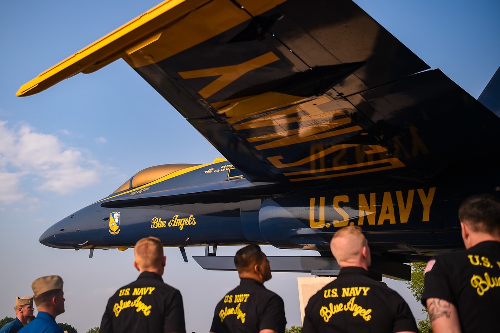 Blue Angels Perform at the Great Tennessee Air Show.