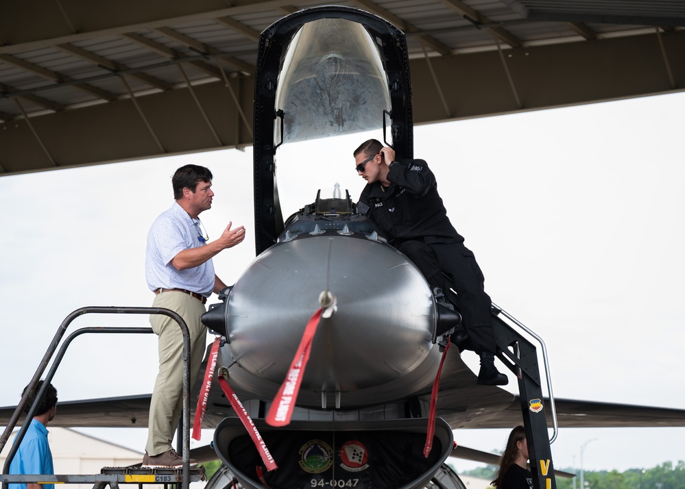 Viper Demonstration Team performs during Honorary Commander immersion tour