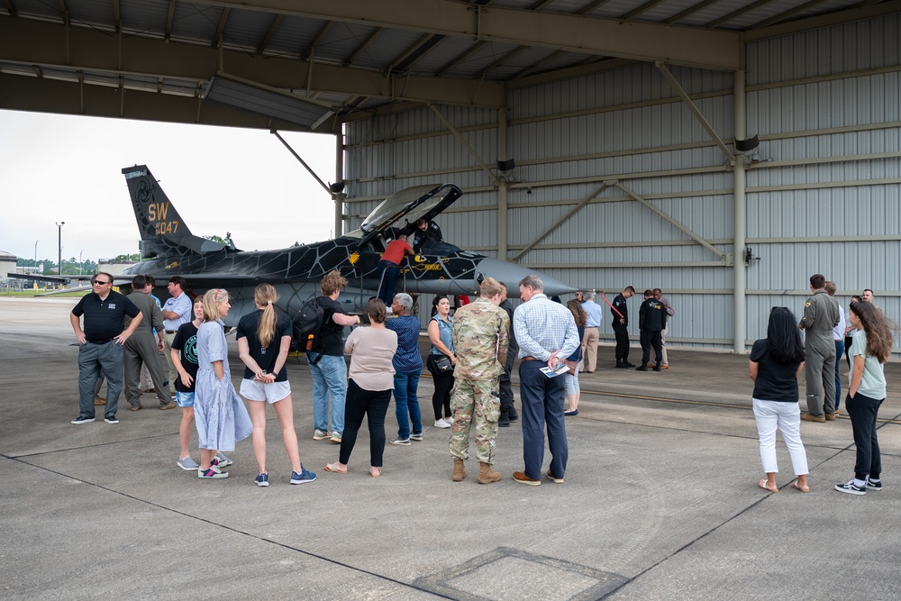 Viper Demonstration Team performs during Honorary Commander immersion tour