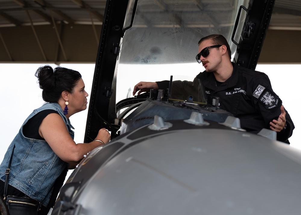 Viper Demonstration Team performs during Honorary Commander immersion tour