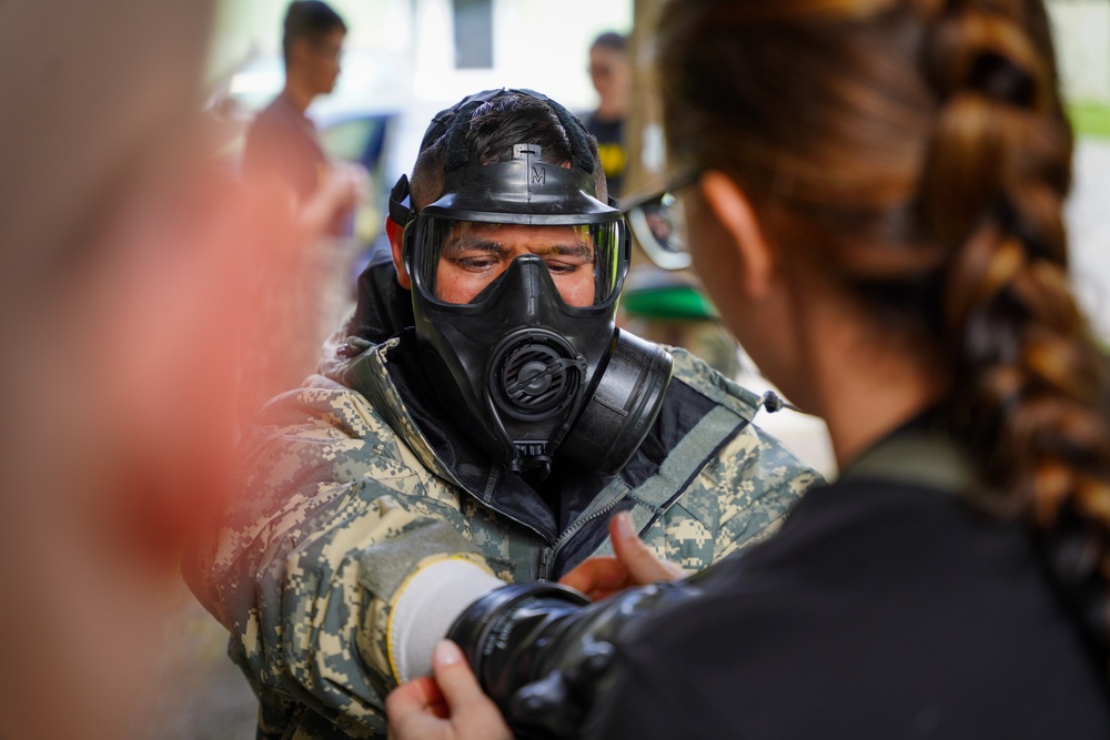 Indiana Guardsmen participate in live agent training at Toxic Lance 2023