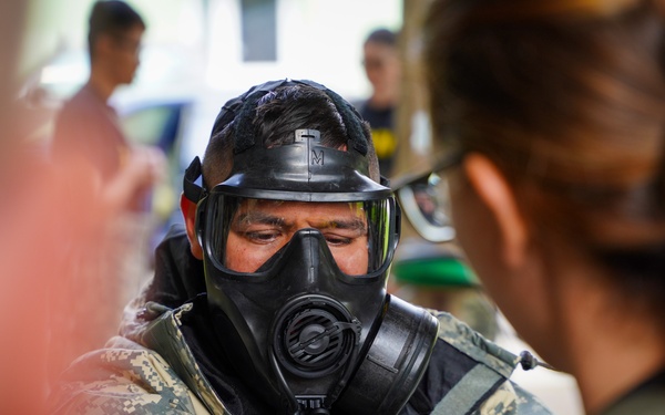 Indiana Guardsmen participate in live agent training at Toxic Lance 2023