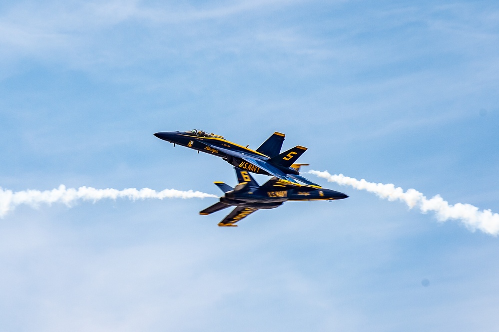 Blue Angels Perform at the Tinker Air Show.