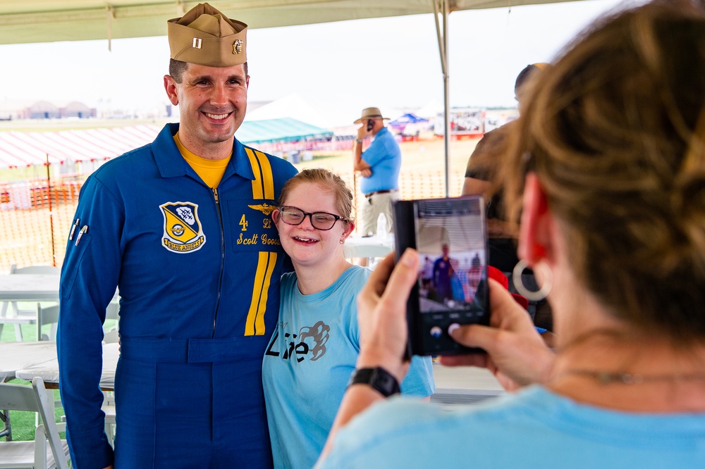 Blue Angels Perform at the Tinker Air Show.