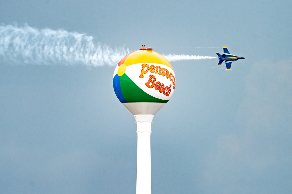 Blue Angels Perform at the Pensacola Beach Air Show.