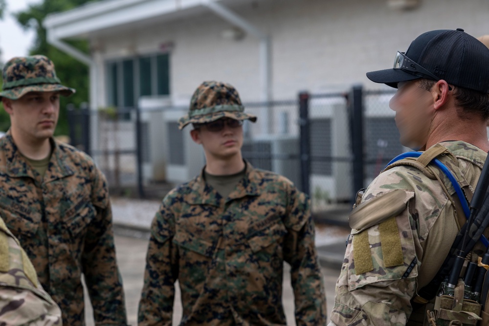 Marine Raiders conduct a direct action raid during Exercise Raven