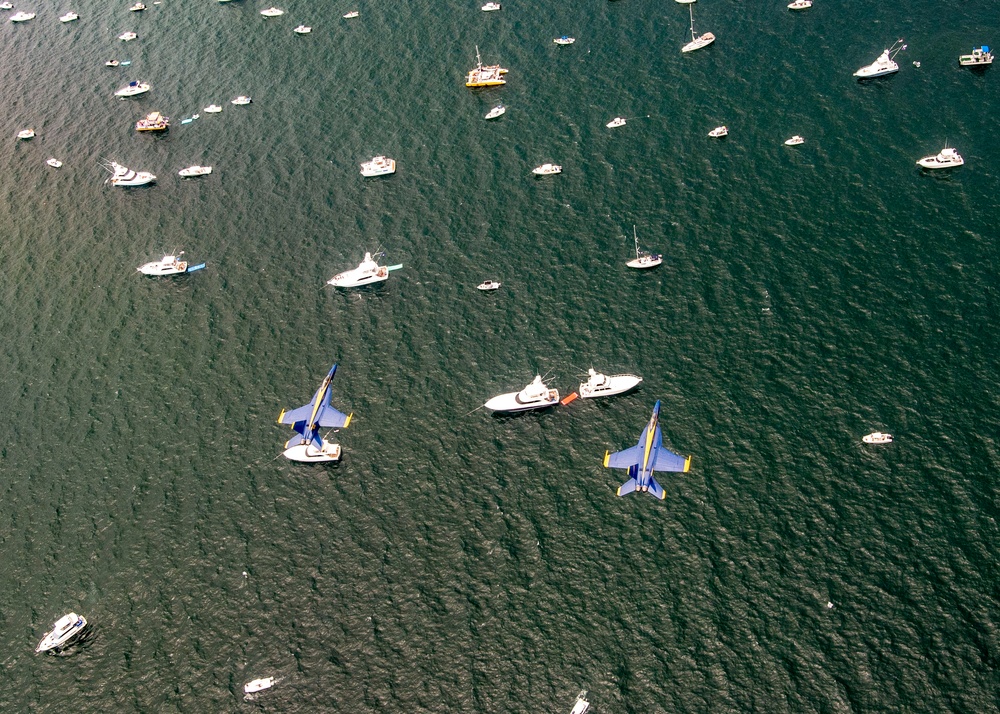 Blue Angels Perform at the Pensacola Beach Air Show