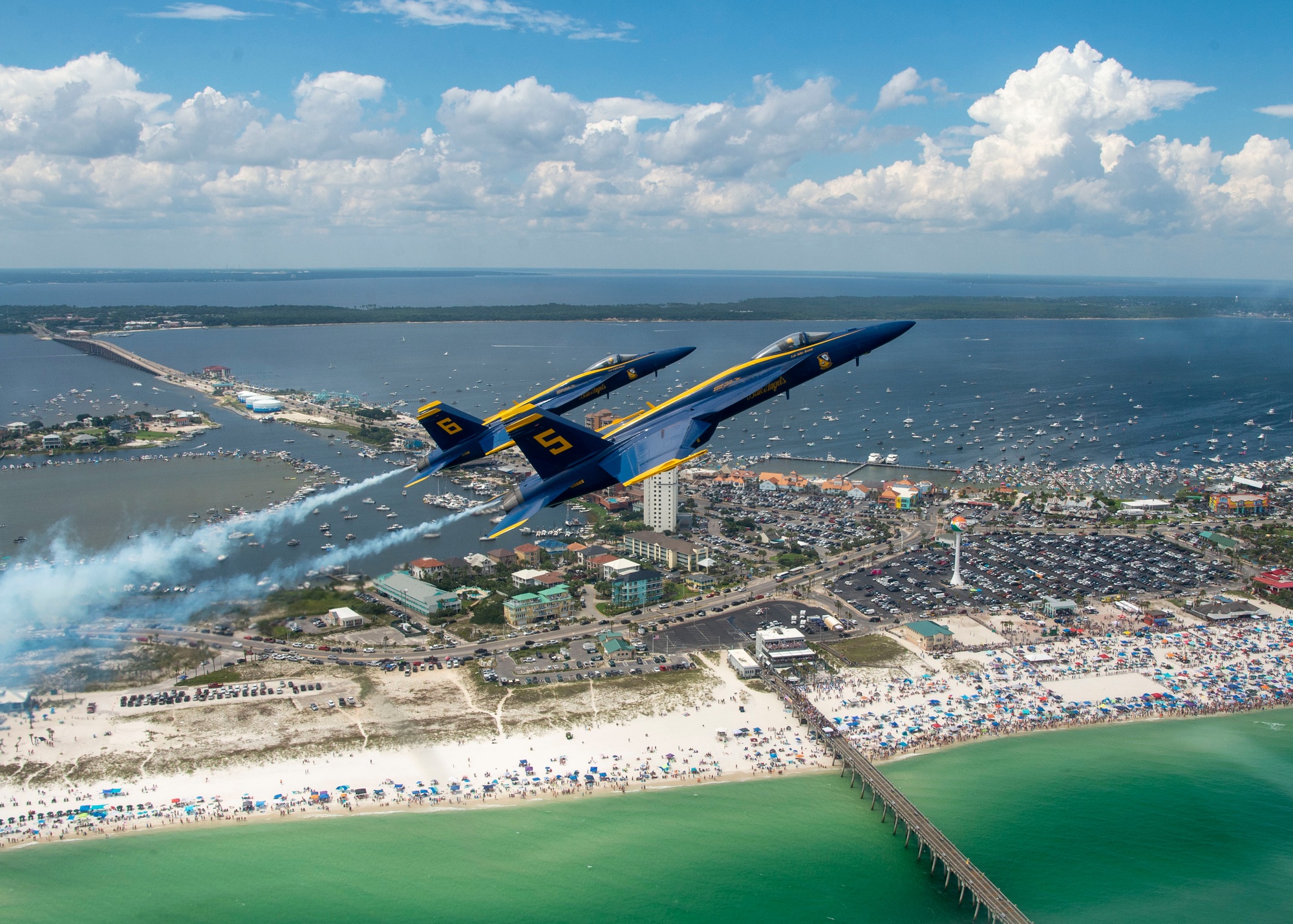 Blue Angels Flying cheapest over the beach