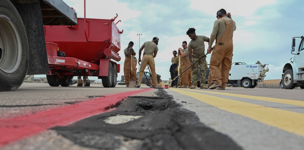 49th Civil Engineering Squadron “Dirt Boyz” support aircrew training mission