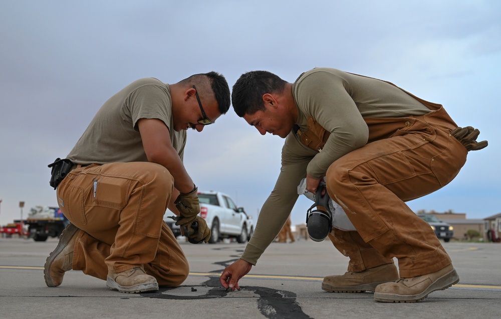 49th Civil Engineering Squadron “Dirt Boyz” support aircrew training mission